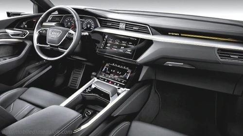 Audi e-tron belső tér
